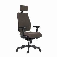 Powerton Kancelářské ergonomické křeslo Jana, Šedé