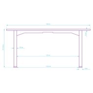 Pracovní stůl, elektricky nastavitelná výška, 160x75 cm, 74-116 cm, UPLIFT, s XXL podložkou pod myš,