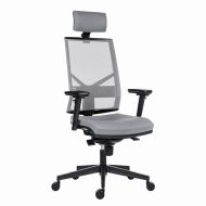 Powerton Kancelářské ergonomické křeslo Marie, Šedé