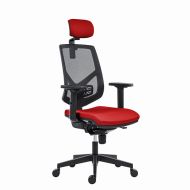 Powerton Kancelářské ergonomické křeslo Tina, Červené