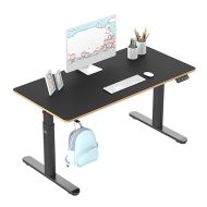 Dětský pracovní stůl, elektricky nastavitelná výška, 120X60 cm, 55-81 cm, PULSAR, černý, ULTRADESK