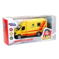 Ambulance kovová, zpětný chod