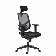 Powerton Kancelářské ergonomické křeslo Tina, Černé