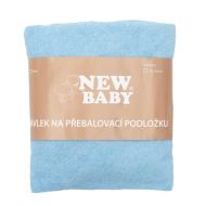 Návlek na přebalovací podložku New Baby 50x70 modrý 