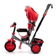 Dětská tříkolka s LED světly Baby Mix Lux Trike červená 