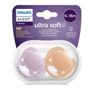 Šidítko Avent Ultrasoft Premium 6-18 m 2ks holčička 6-18 m