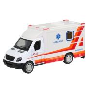 Ambulance kovová, zpětný chod