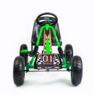 Dětská šlapací motokára Go-kart Baby Mix Razor zelená 