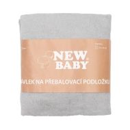 Návlek na přebalovací podložku New Baby 50x70 šedý 