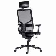 Powerton Kancelářské ergonomické křeslo Marie, Černé