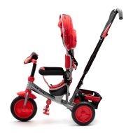 Dětská tříkolka s LED světly Baby Mix Lux Trike červená 