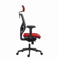 Powerton Kancelářské ergonomické křeslo Tina, Červené