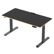 Dětský pracovní stůl, elektricky nastavitelná výška, 120X60 cm, 55-81 cm, PULSAR, černý, ULTRADESK