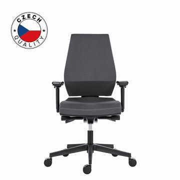 Powerton Kancelářské ergonomické křeslo Sima, Šedé