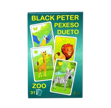 Hra černý Peter 3v1 ZOO