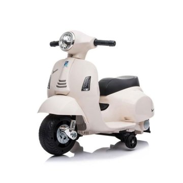 Dětská elektrická motorka Baby Mix Vespa bílá 