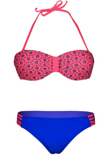 Jordi Bandeau bikiny vyztužené s kosticí S868