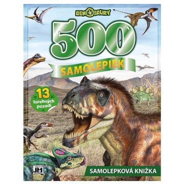 500 samolepek Dinosauři