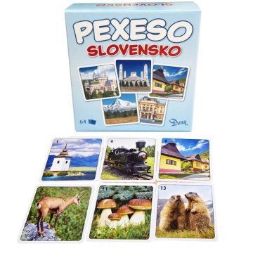 Pexeso SLOVENSKO v krabičce