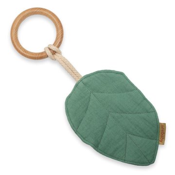 Kousátko s listy pro děti New Baby Leaf mint 