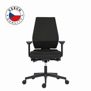 Powerton Kancelářské ergonomické křeslo Sima, Černé