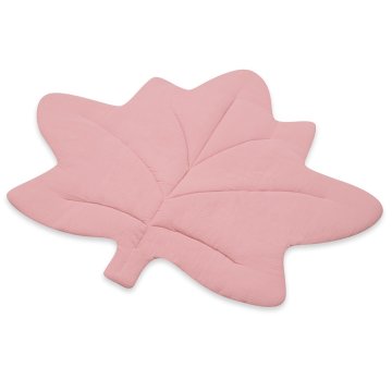 Mušelínová hrací deka New Baby Maple Leaf pink 