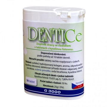 DENTICE TABLETY - 50 KS