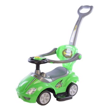 Dětské odrážedlo s vodící tyčí 3v1 Baby Mix Mega Car zelené 